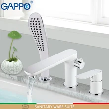 GAPPO смеситель для ванны смесители для ванной комнаты бортике смеситель водопад кран для раковины Смеситель для крана-сифона