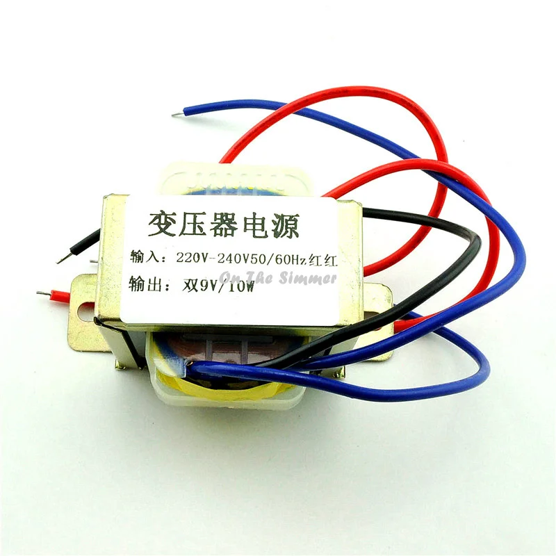 

10W dual 9V 10W2*9V power transformer input: 220V50Hz/ output: dual 9V