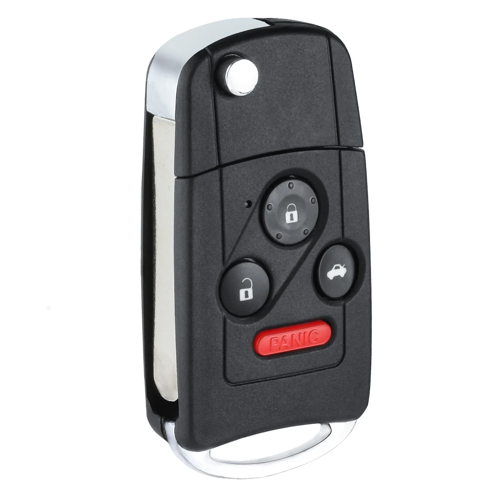 KEYECU для Honda Accord Civic CR V Pilot подходит дистанционного ключа автомобиля чехол Fob KR55WK49308