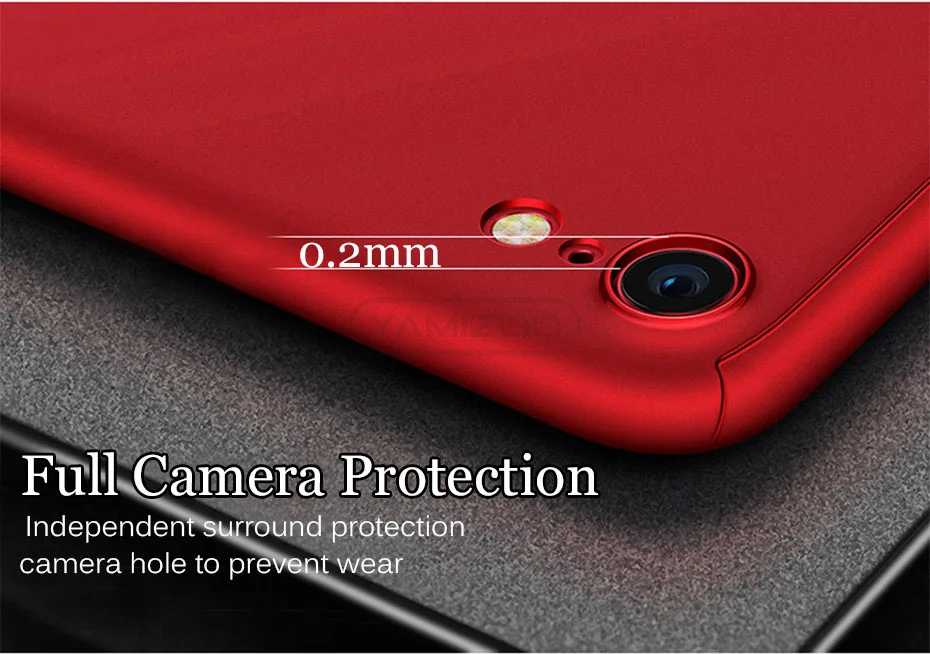 YAMIZOO Case For iPhone 6s 6 7 8 X Cover 360 Degree Luxury Protection Full Hard Cover Coque For iPhone 7 6 6s 8 Plus Phone Cases (11)