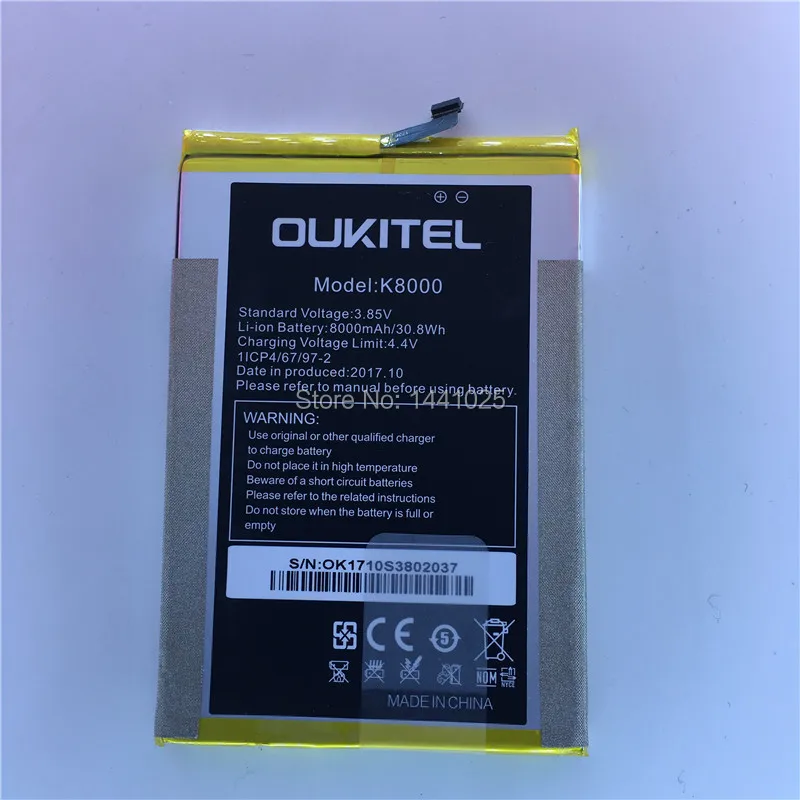 

In Stock 2022 production date for OUKITEL K8000 battery 8000mAh NEW High Quality Battery Replacement + Tracking Number