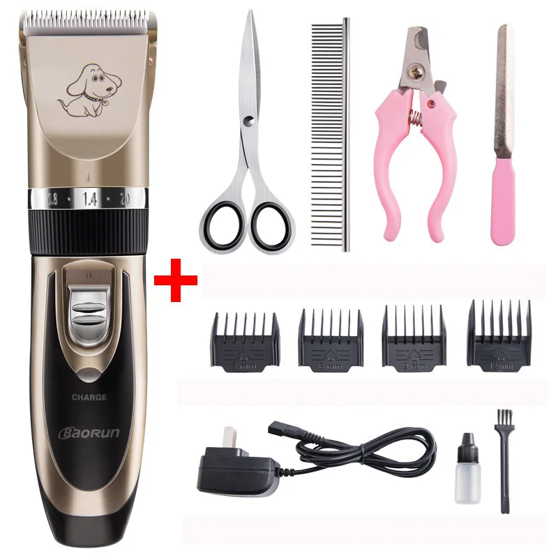 Professional Rechargeable Pet Dog hair trimmer Electrical Dog Cat Hair Clipper Grooming Shaver