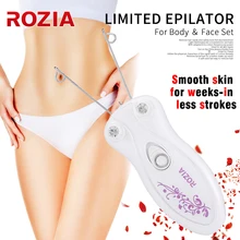 Электрический эпилятор для тела лица для удаления волос Defeatherer хлопковой нитью депилятор бритва Леди машина для ухода за собой для Для женщин