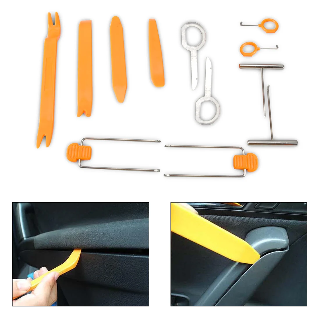 

12pcs/set Car Door  Radio Stereo Dash Panel Removal Installer Pry Tools Kit for different vehicles
