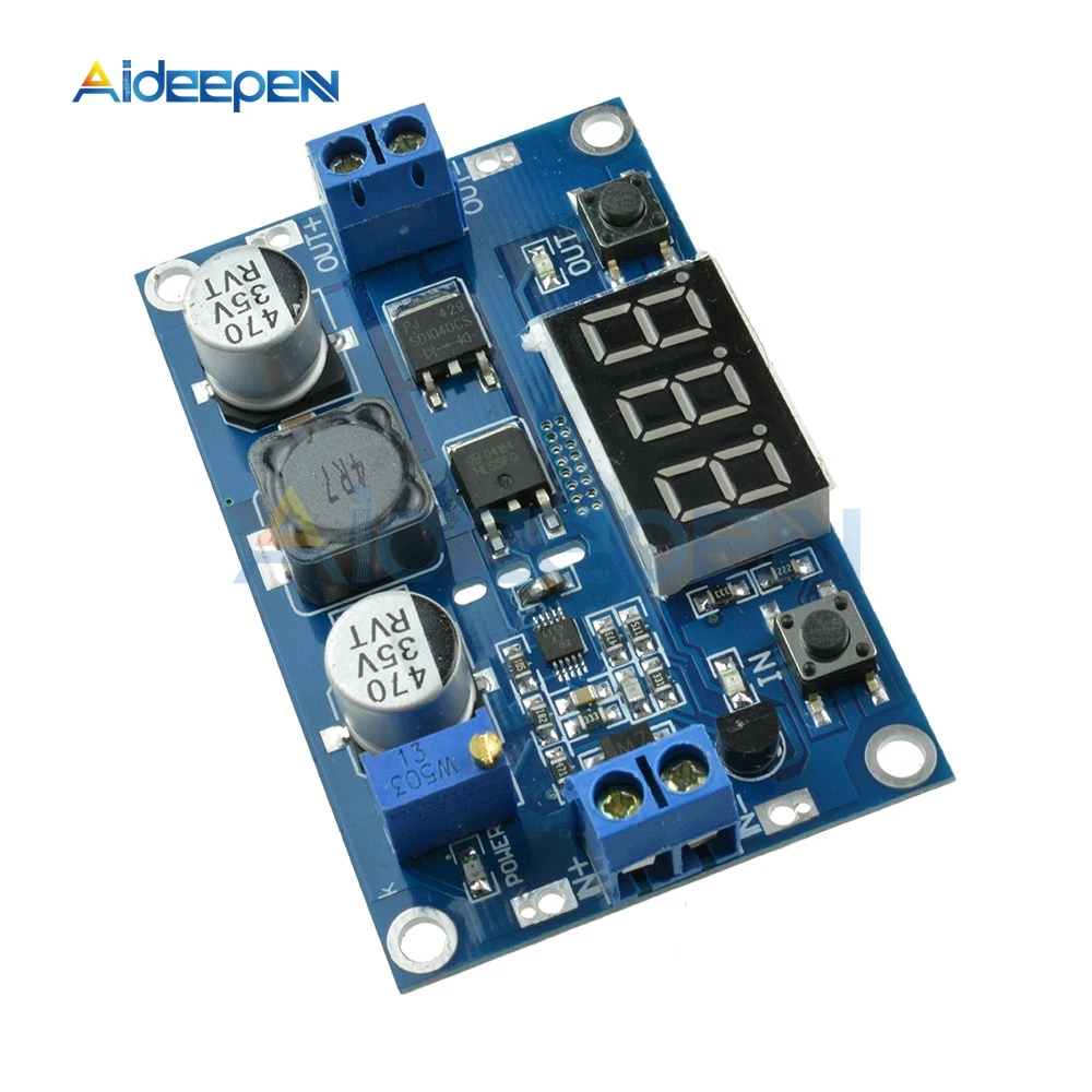 DC 100 Вт LTC1871 3-35V до 3,5~ 35V модуль Boost Step Up Модуль Мощность Напряжение конвертер регулируется Питание с светодиодный вольтметр