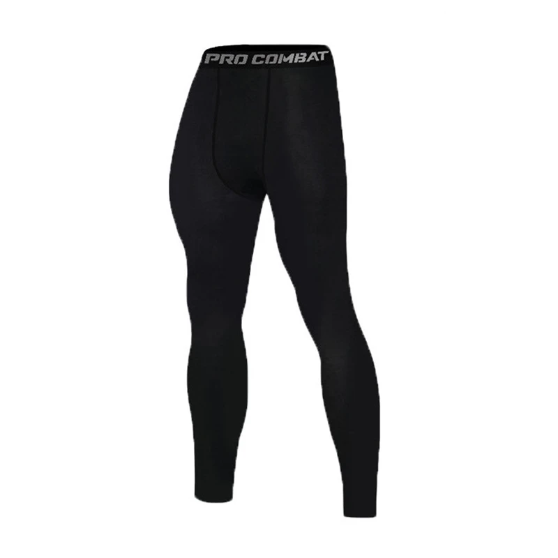 

Compression pants men tight leggings thin elastic bottom solid color underpants