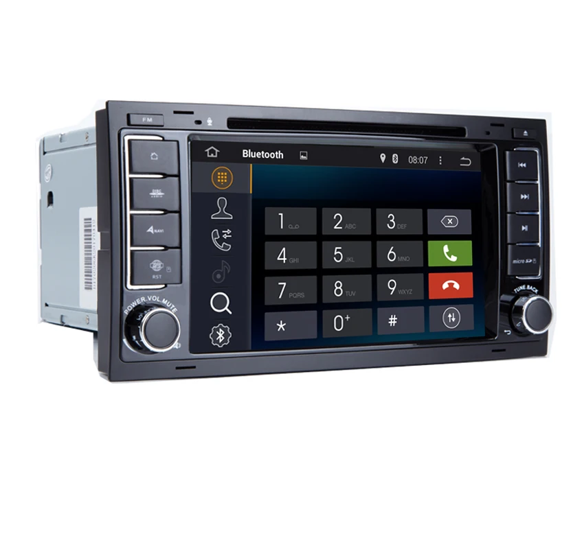 7 дюймовый автомобильный DVD плеер Android 1 для VW Touareg Multivan с Wifi 3G GPS Bluetooth Радио RDS USB