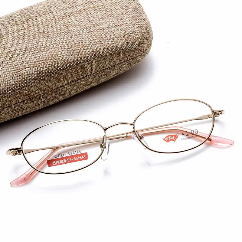 QianJing новые удобные очки для чтения женские контейнер из сплава Пресбиопия+ 1,0+ 1,5+ 2,0+ 2,5+ 3,0+ диоптрий очки для чтения женские