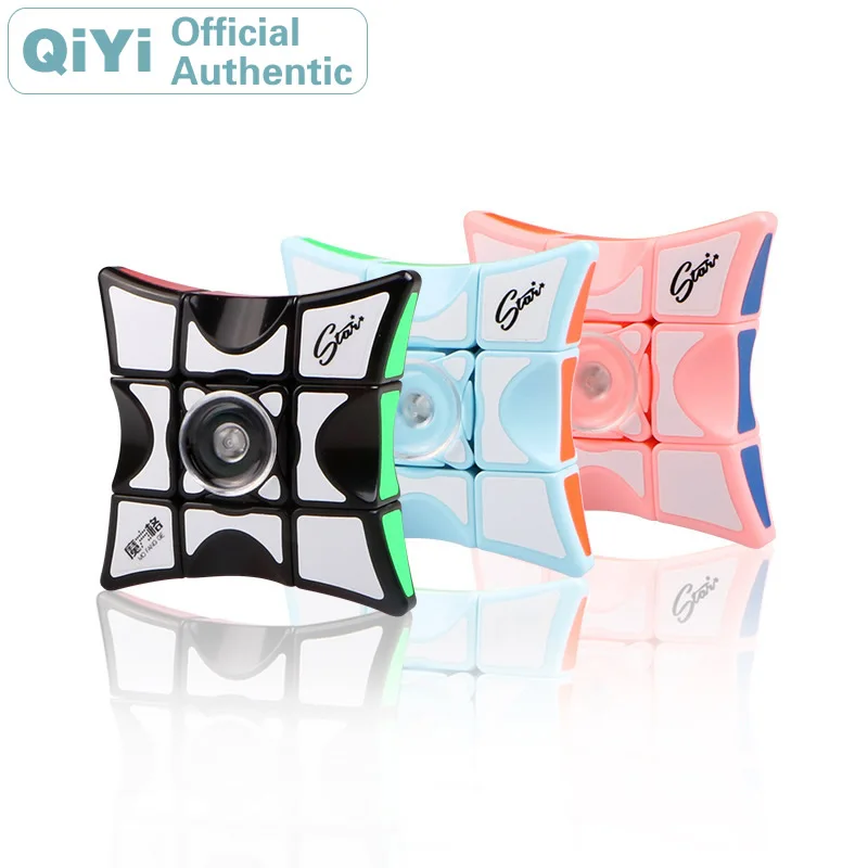 

QiYi Fidget Puzzle 1x3x3 Magic Cube MoFangGe XMD Spinner Gyro Finger Floppy 133 NEO Speed Cube Fingertip Games Fidget Toy