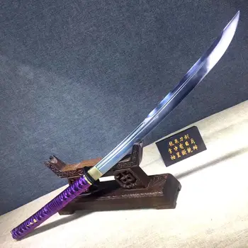 

Handmade Long Handle Japanese Ronin Sword Katana T1095 High Carbon Steel Sharpness For Cutting Asian Samurai Fighting Knife