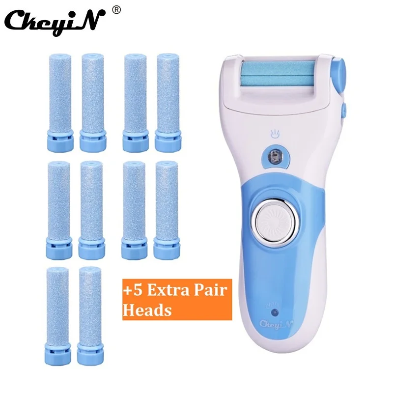 

Electric Foot Callus Remover Feet Care Tools Dead Skin Exfoliating Removal Pedicure Kit+11Pcs Roller Grinding Head Replacement