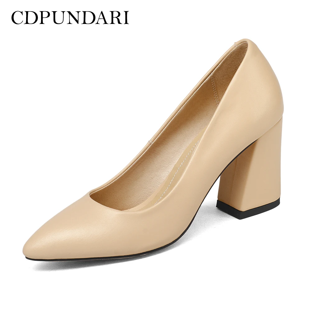

CDPUNDARI Shallow Pointed Toe Sexy high heels women Pumps shoes woman