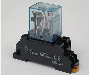 

12v DC/AC good qualit mini power relay with socket base For alarm