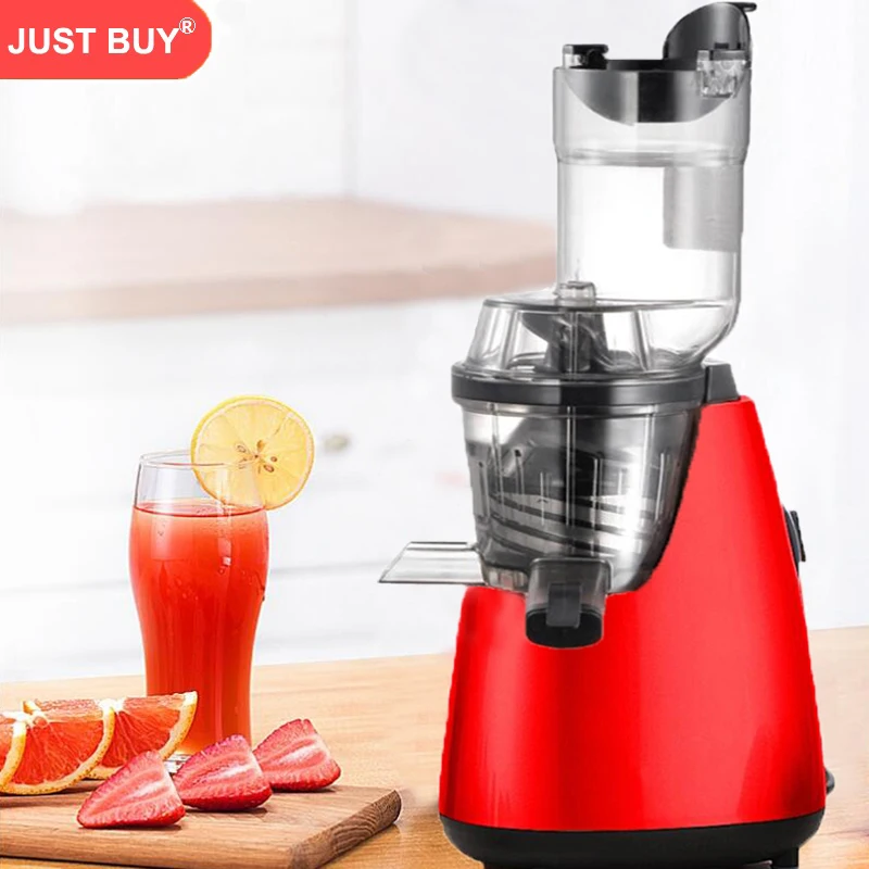 

GERMAN Motor Technology New Large Mouth Slow Juicer Fruit Vegetable Citrus Low Speed Juice Extractor