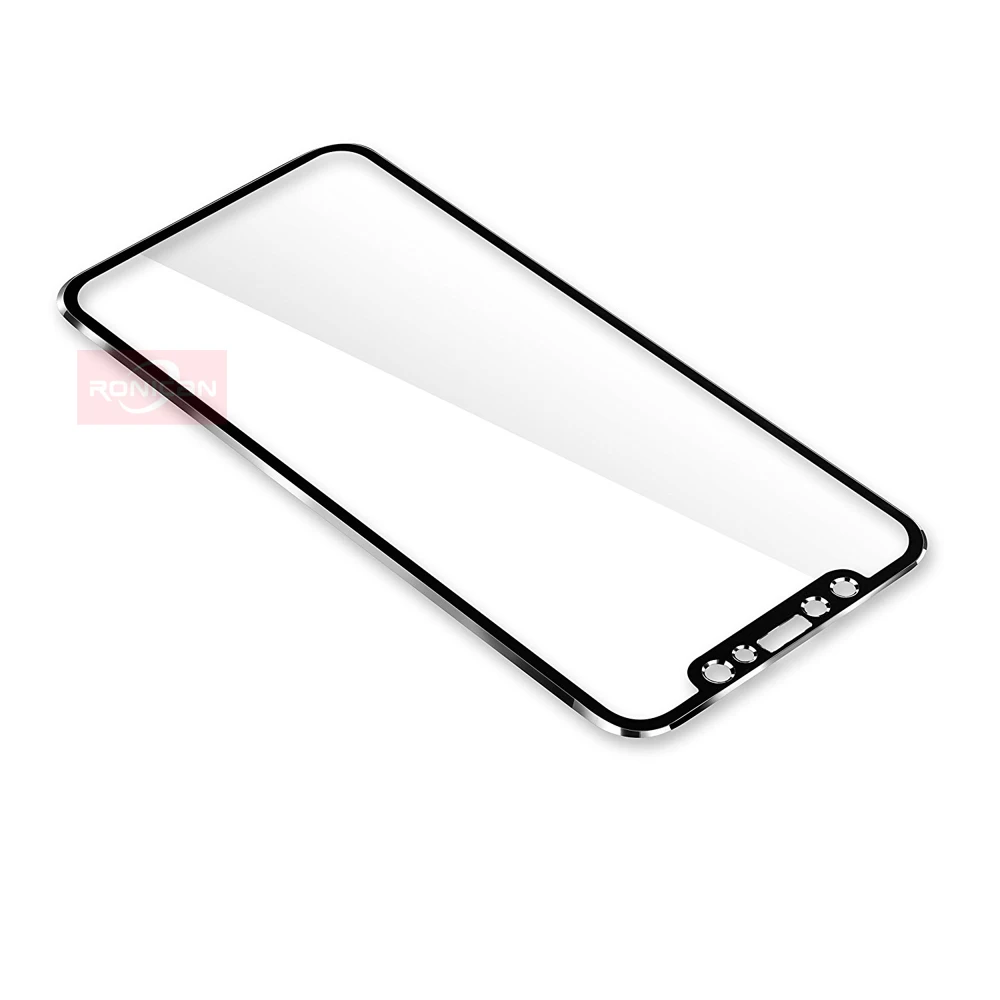 RONICAN Tempered Glass For iphone 6 7 8 Plus 5 5S SE Full Screen Protector 3D Aluminum Alloy For iPhone X 6 7 8 Protective glass (3)