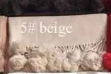 beige Женский зимний шарф, толстый однотонный, большой размер, шали, толстые, теплые, длинные, фирменные, настоящий овечий мех, накидка с натуральным кроличьим мехом, помпон - Цвет: beige
