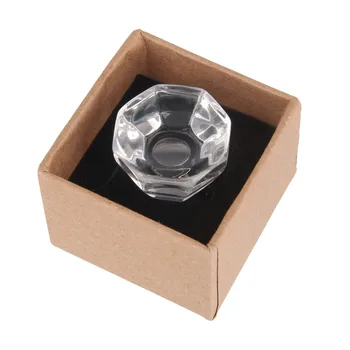 

10pcs/Pack Crystal Eyelash Glue Holders Ring Eyelash Extension Finger Ring Adhesives Makeup False Eyelash Glue Pallets Holders