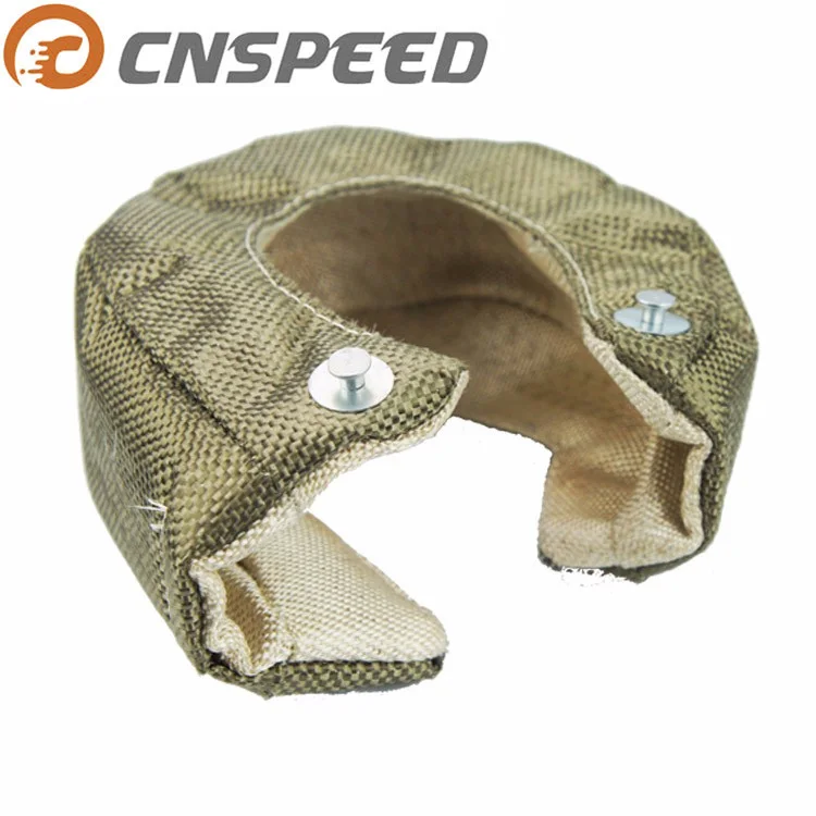 

CNSPEED RACING NEW Titanium T3 Turbo Blanket heat shield barrier 1800 degree temp rating T3 Turbo Blanket Cover YC100468-TI