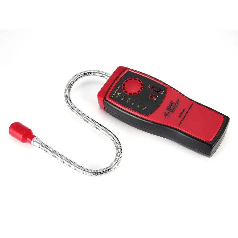 

SMART SENSOR AS8800L Combustible Gas Detector Flammable Natural Gas Leakage Tester Tool Methane Gas Leak Detector Analyzer