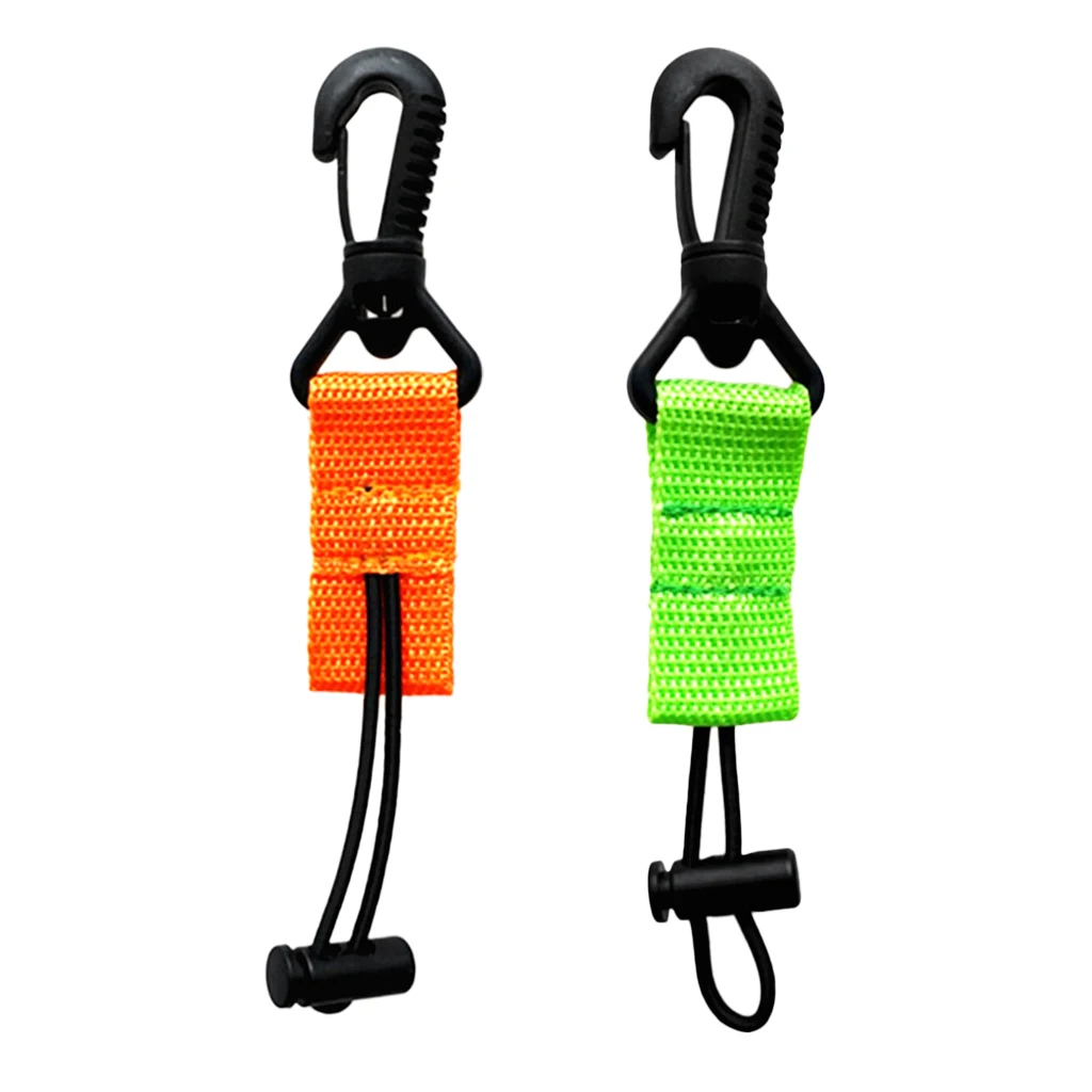 

2Pcs/Pack Scuba Diving Octopus Holder with Elastic Cord & Snap Clip