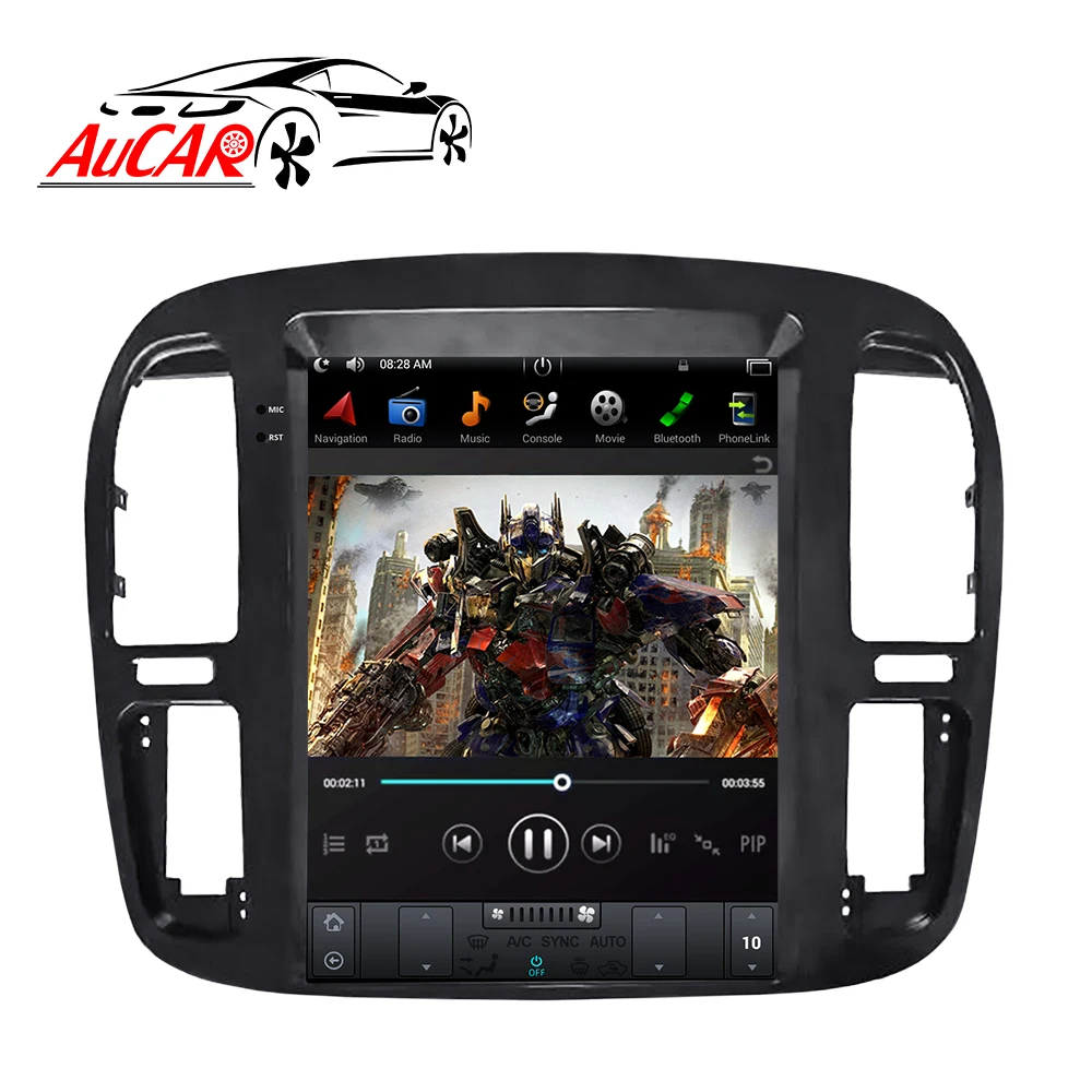  Tesla stereo 12.1'' Android Car radio GPS Navigation DVD Player For TOYOTA LAND CRUISER LC100 1998 