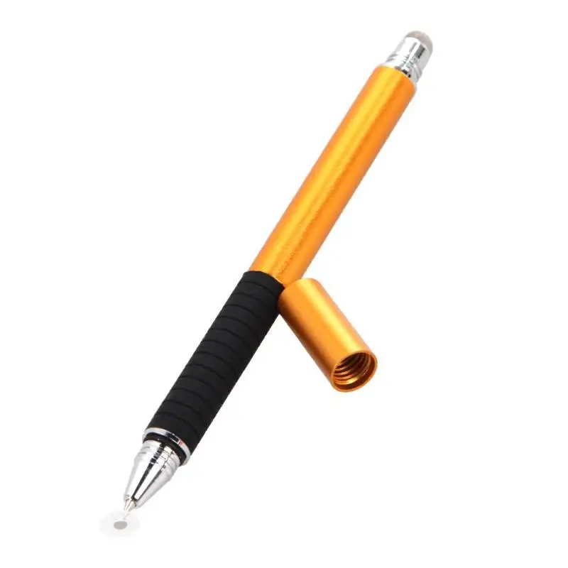 2 в 1 многофункциональная тонкая круглая тонкий конец ручка с сенсорным экраном емкостный стилус ручка для смартфона планшета для iPad для iPhone