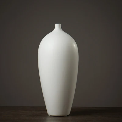 1 шт. керамическая ваза Ретро ручной работы черный белый орнамент украшения дома аксессуары - Цвет: B White