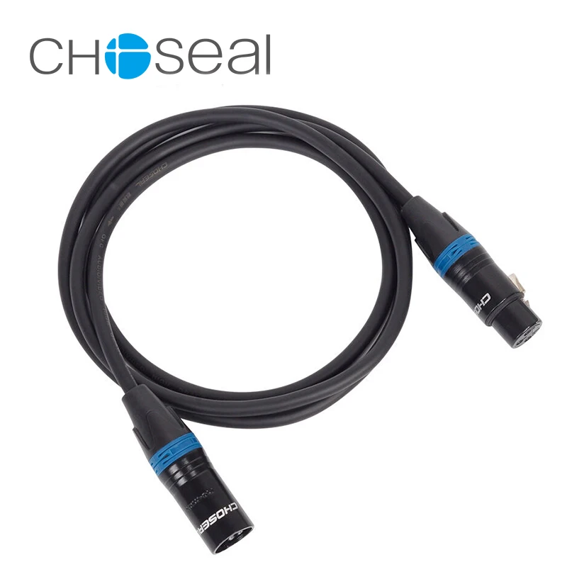 

Choseal 30th anniversary QS6766 XLR Microphone Cable Wire XLR Cannon Male To Female Extension Aux Audio Cable