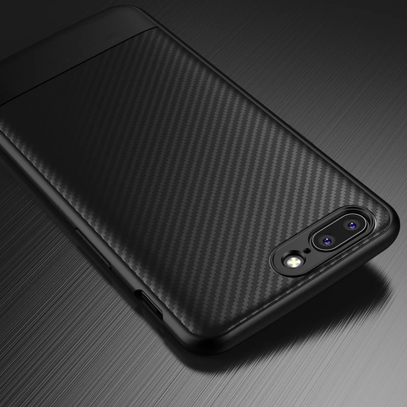 Oneplus 5 حالة من ألياف الكربون زائد 5 oneplus5 ورقيقة الاكسسوارات الفاخرة الخلفي لينة سيليكون كوكه غطاء واحد زائد 5 حالة