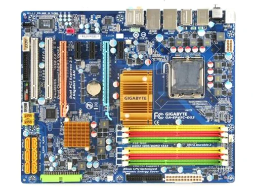 Оригинальная Материнская плата Gigabyte GA-EP45C-DS3 LGA 775 DDR2 DDR3 EP45C-DS3 P45 настольная материнская плата