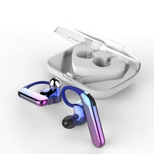 Беспроводные наушники, Bluetooth наушники TWS 5,0, двойной динамический, долгий срок службы батареи, IPX7, водонепроницаемая гарнитура с микрофоном