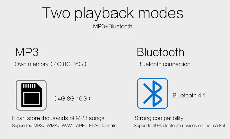 IPX8 водонепроницаемый Mp3 плеер Aptx 8 Гб 16 Гб Спортивная Bluetooth гарнитура Музыкальный плеер Walkman Дайвинг наушник для плавания наушники