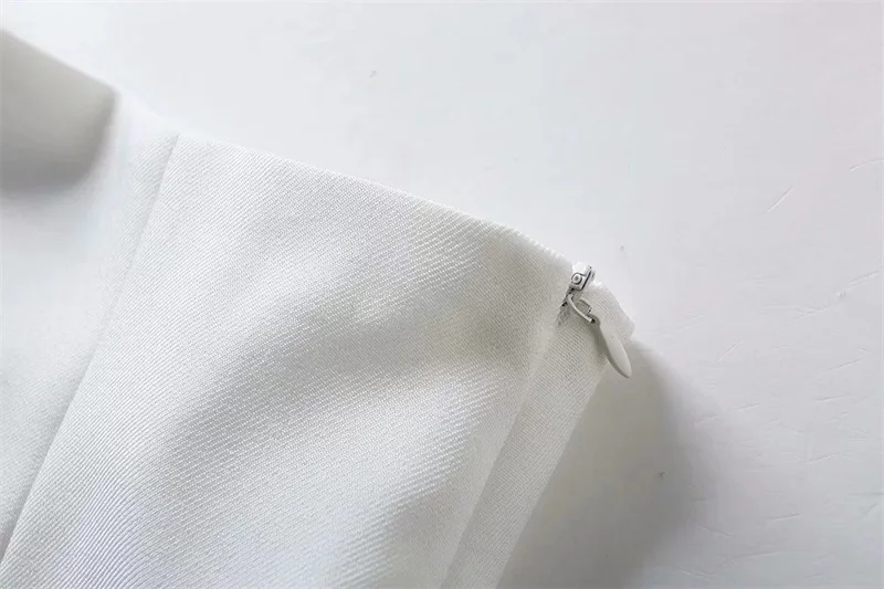 Женская супер плиссированная мини-юбка в белом/черном