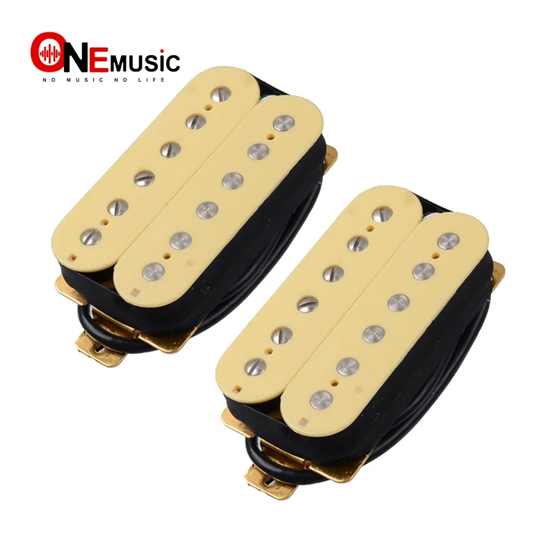 Электрогитара с двойной катушкой Humbucker электрогитара пикап цвета слоновой