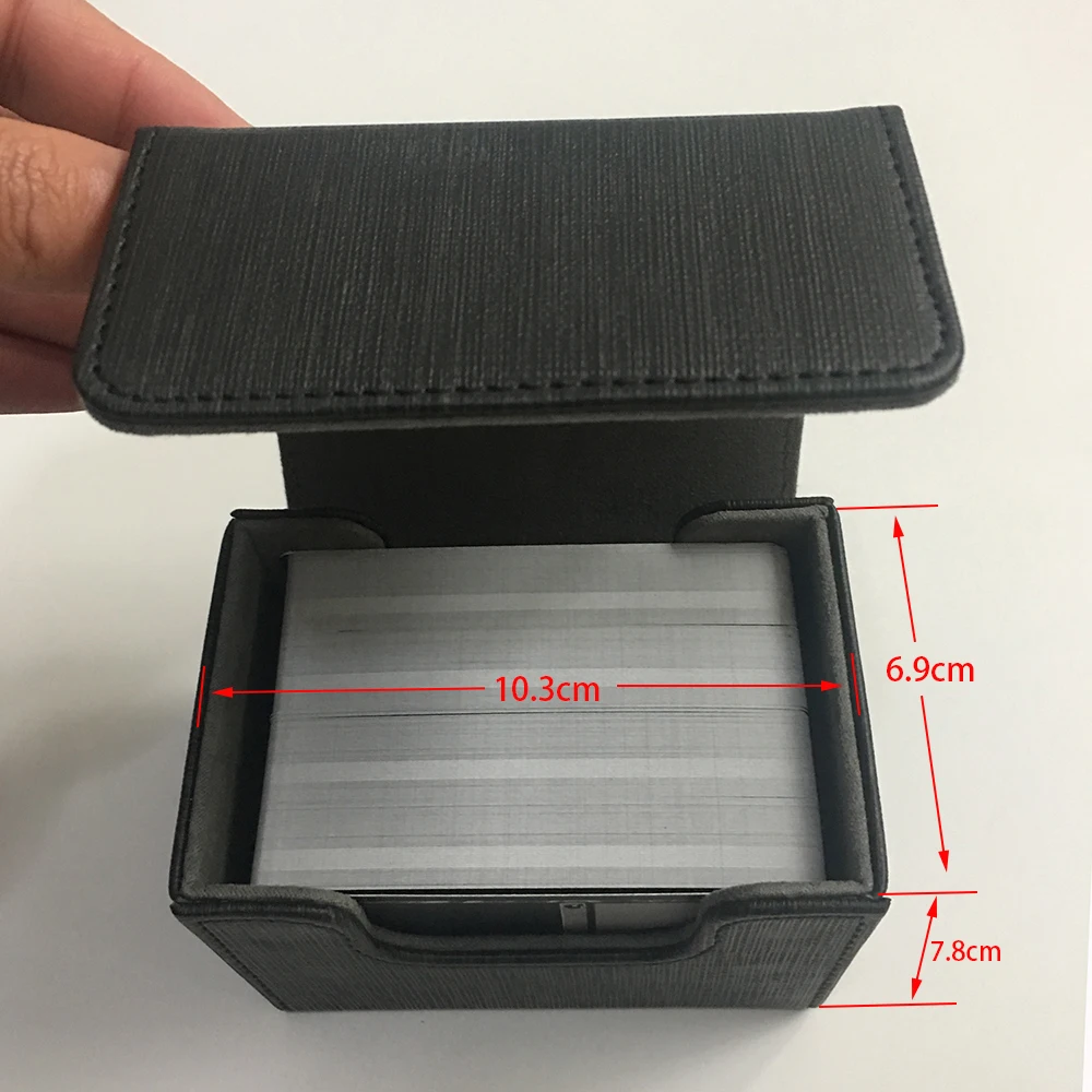 Black Color Side load Small Deck Box Side Open Deck Case For Magic Board Game Cards: Black Color Black Color Side load Small Deck Box Side Open Deck Case For Magic Board Game Cards: Black Color