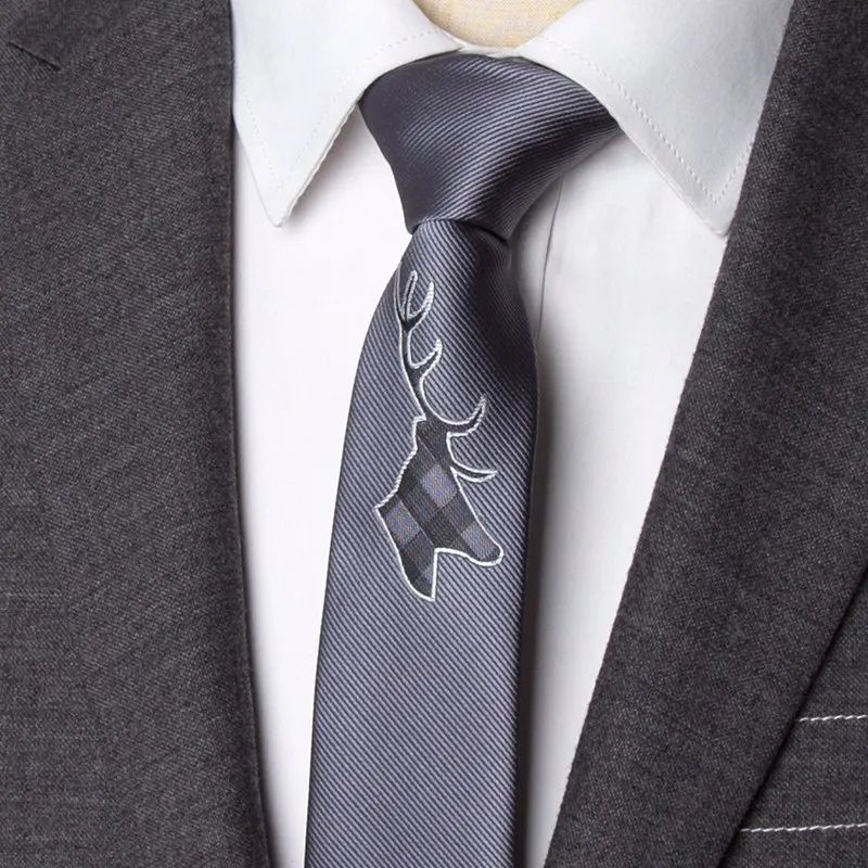 Мужской галстук, модный вышитый цветок, галстуки для мужчин, галстук на шею, 5 см., тонкий корбатый галстук, Свадебная вечеринка, галстук-бабочка, мужской галстук, подарок - Цвет: LD-CFA-14