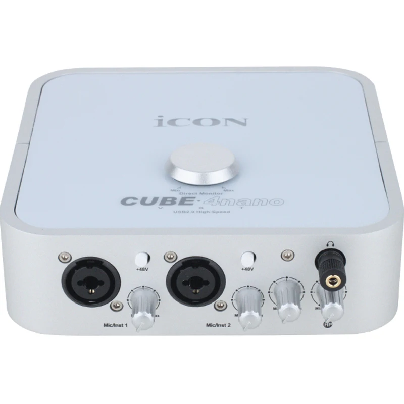 

ICON CUBE 4NANO VST 24-Bit 96/192KHz 4-In/4-Out USB Recording Interface sound card Full duplex simultaneous record/playback