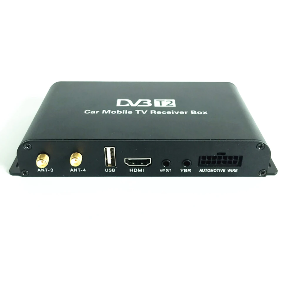 M-688 Car DVB-T2(H.264) HD 4tuner Digital TV receiver Support USB HDMI SIANO Four mobility tuner & active antenna 180km/h TV BOX