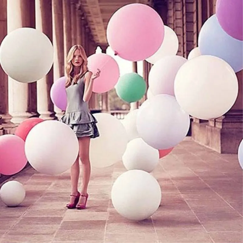 Buy 1pcs 36inch Round Latex Balloon Helium Inflable
