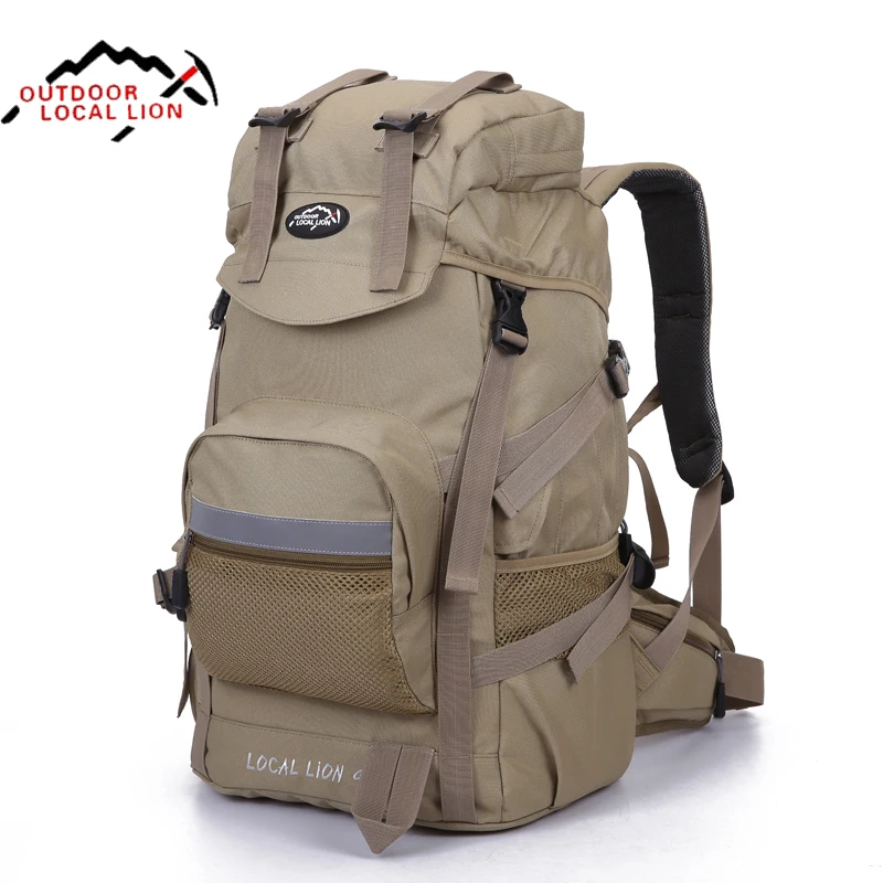 Мужской женский альпинистский туристический рюкзак, спортивный рюкзак для путешествий, походный рюкзак, 45л, водонепроницаемый женский рюкзак для кемпинга