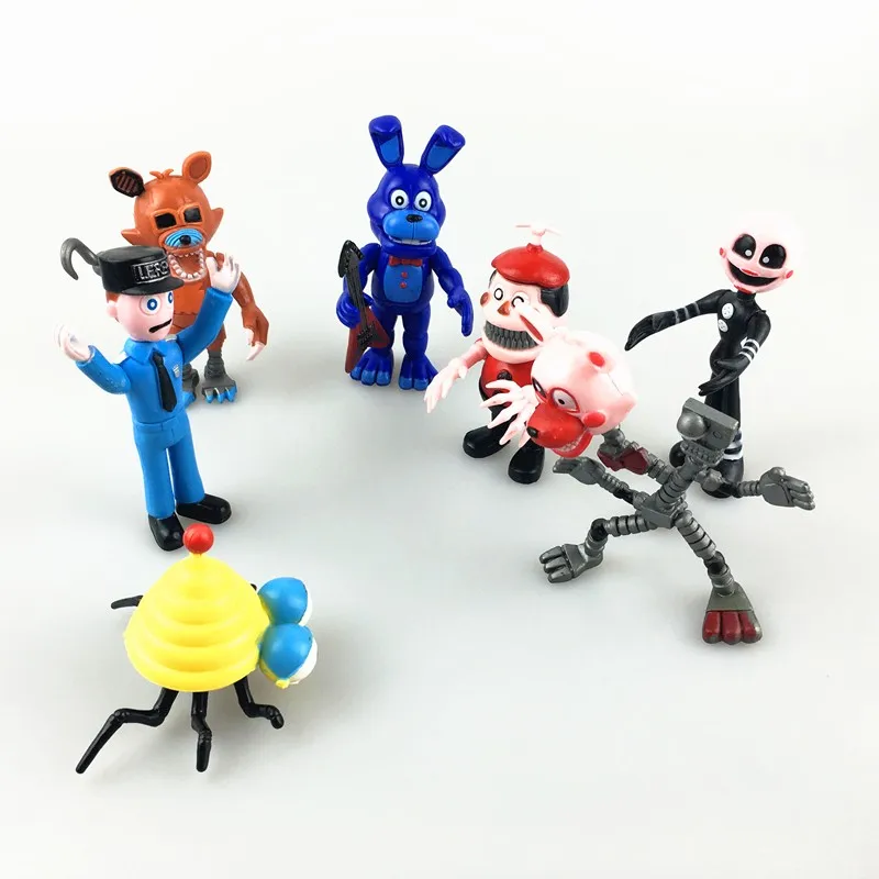 Five Nights At Freddy's экшн фигурка игрушки FNAF Бонни и Чика Foxy Freddy Fazbear Медведь Аниме