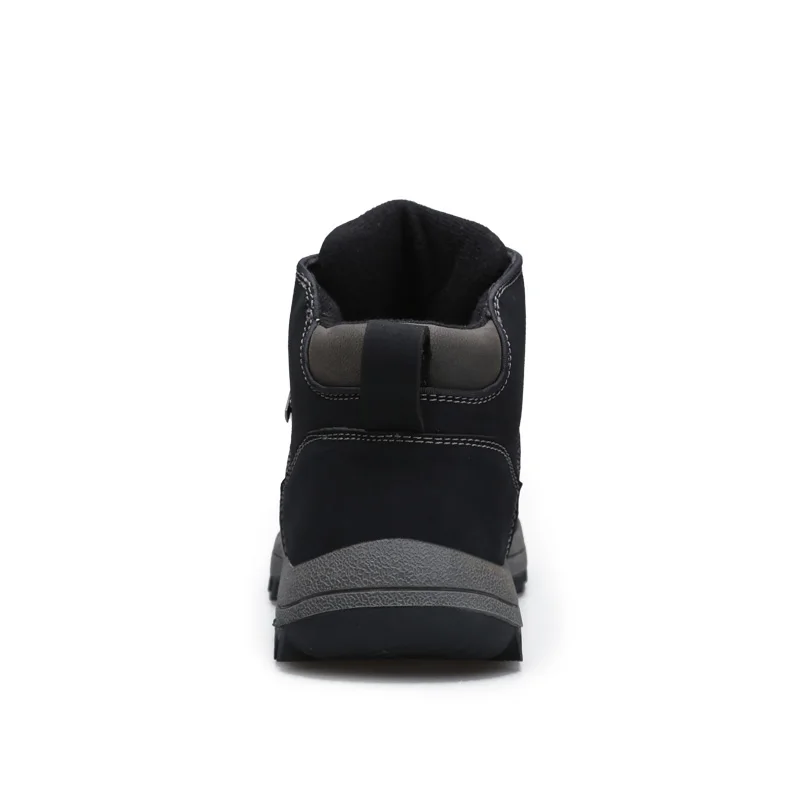 Resistência Dos With Black Prova Trabalhar Fur brown Camurça Ao Caminhada Água Com Tênis Sapatos Ar Quentes Inverno Livre Casuais Homens Botas black D' Segurança De Pele À Deslizamento Pooloop Para green Fur pzq4wR4