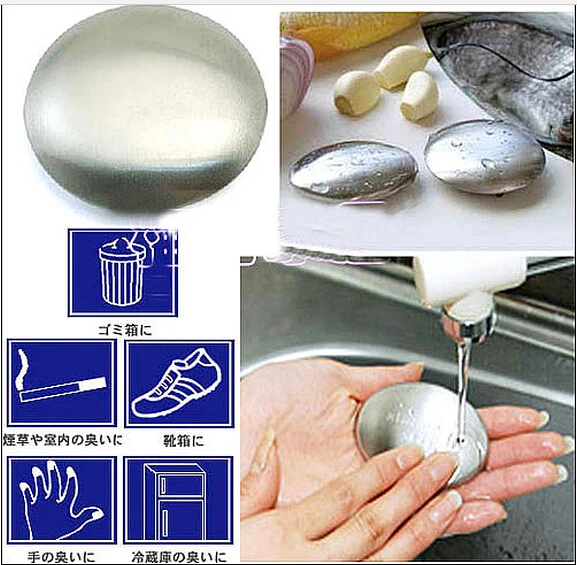 200Pcs/Lot Creative Magic Stainless Steel Soap Home Kitchen Metal