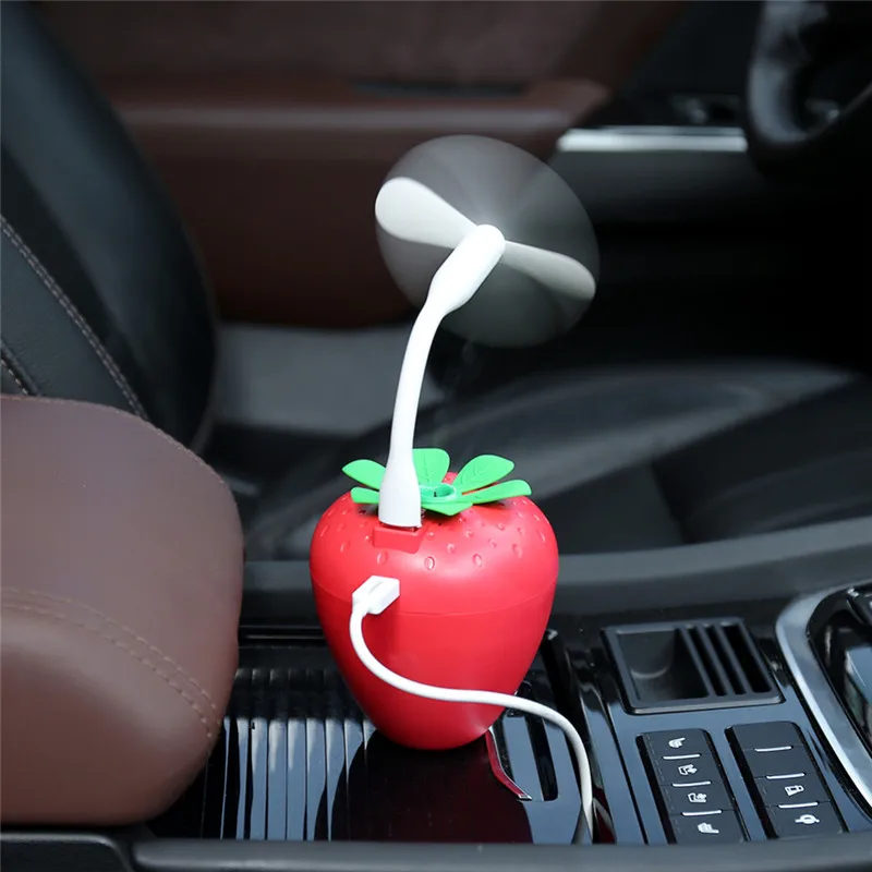 Auto Multifunctional 3 in 1 strawberry humidifier USB LED Auto Multifunctional 3 in 1 strawberry humidifier USB LED