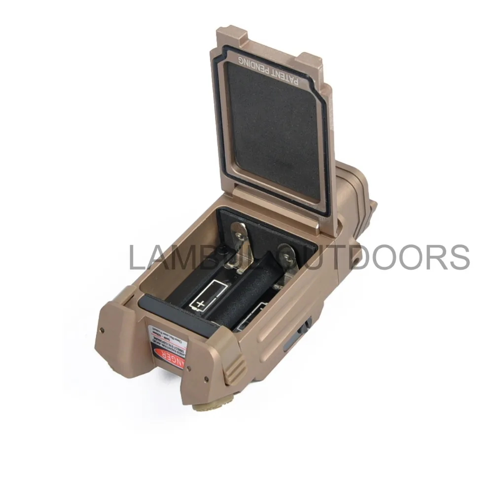 Dbal-pl tipo Luz Lanterna com Laser Branca Lumens Vermelho ir Iluminador - Visível Ponteiro Laser Strobe Arma Luz Led 500 4 lanterna com laser vermelho ir led iluminador