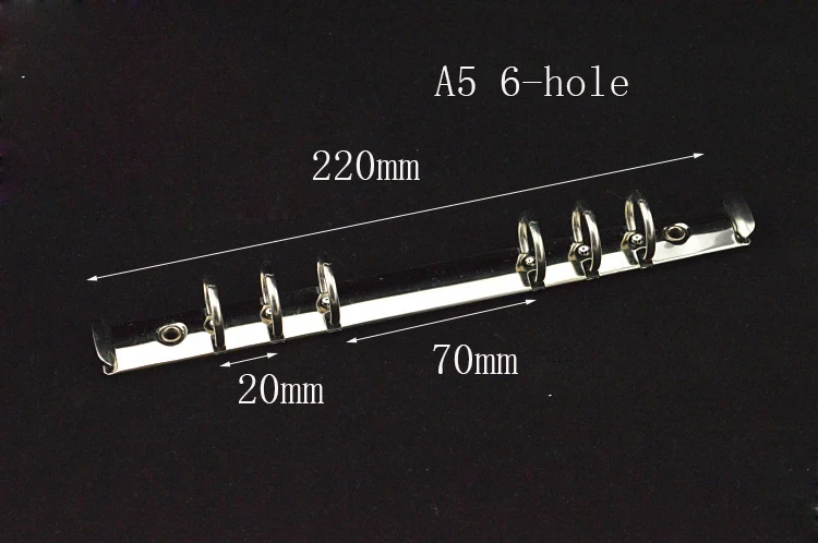 A5 20 отверстий, B5 26 отверстий, a4, a7, a6, DIY скрепки. Журнал зажимы