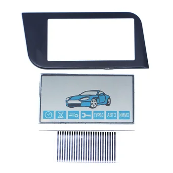 

A93 LCD display flexible cable + LCD keychain Glass for Starline A93 remote controller display with Zebra Stripes free shipping