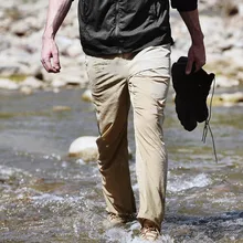 Уличные быстросохнущие тонкие мужские штаны стрейч свободные походные треккинговые брюки для мужчин рыболовные дышащие солнцезащитные тактические брюки