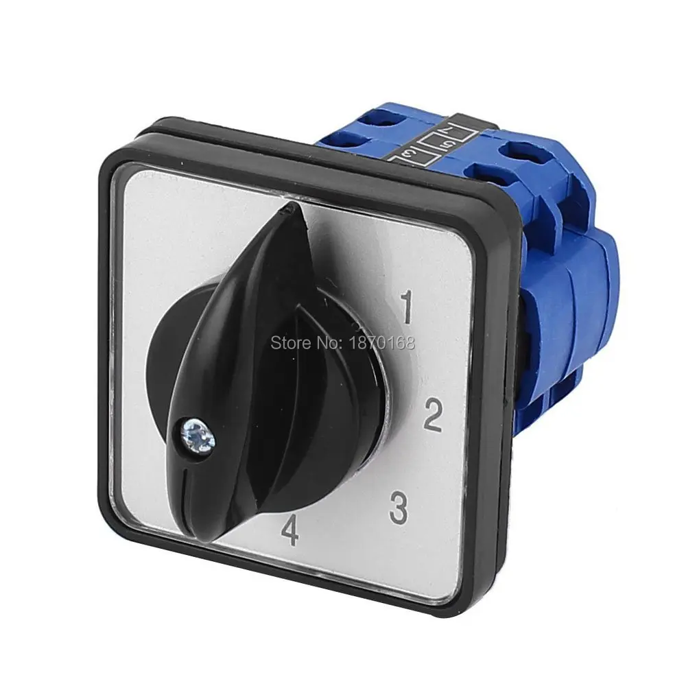 

Szw26-20 / 0 - 4.2 AC 660 V 20A 5-posisi pemasangan Rotary pilih Cam saklar Changeover