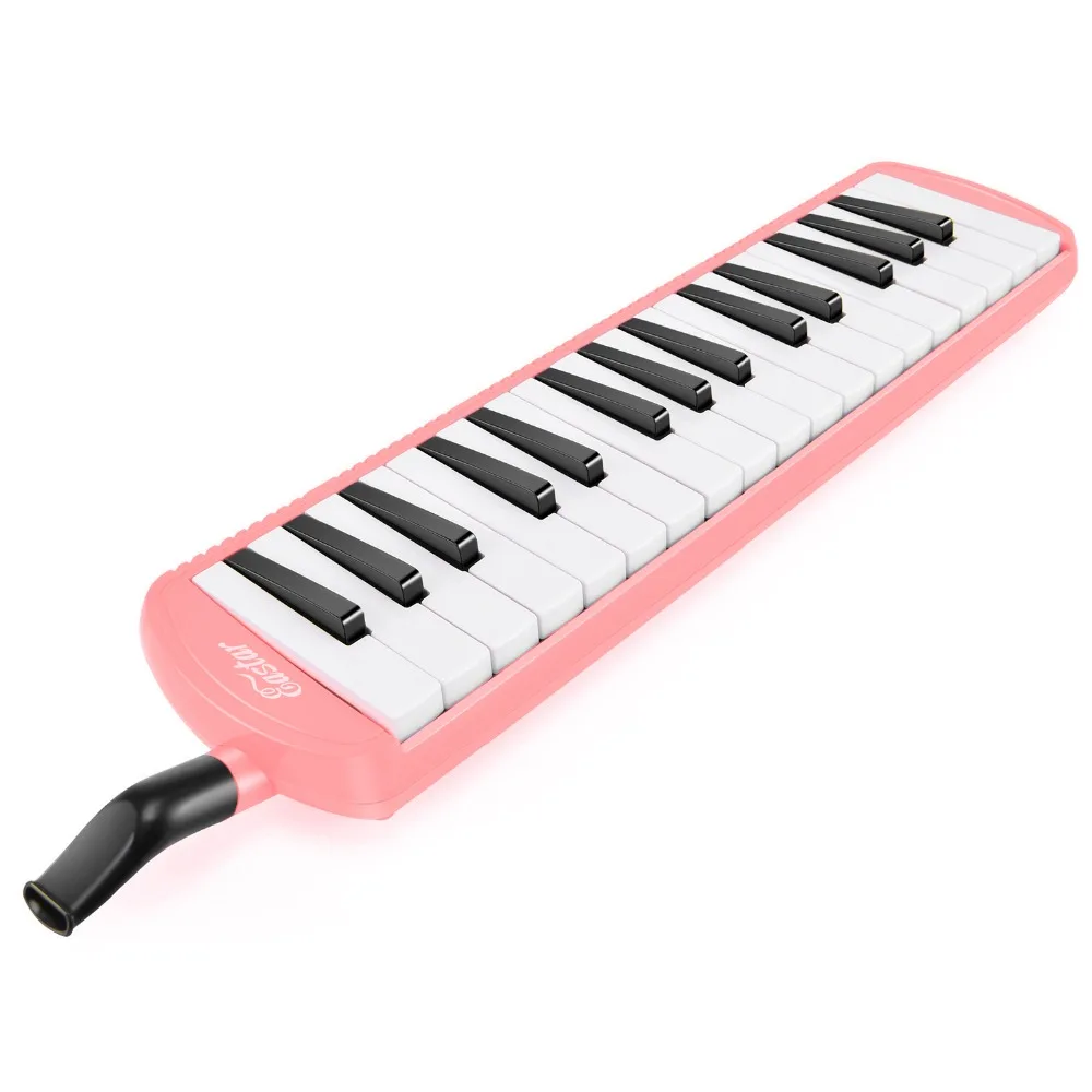 Eastar 32 клавиши клавиатура melodica комплект Фортепиано стиль мелодический Аккордеоны для студентов Chliden образование с сумкой музыкальный инструмент розовый